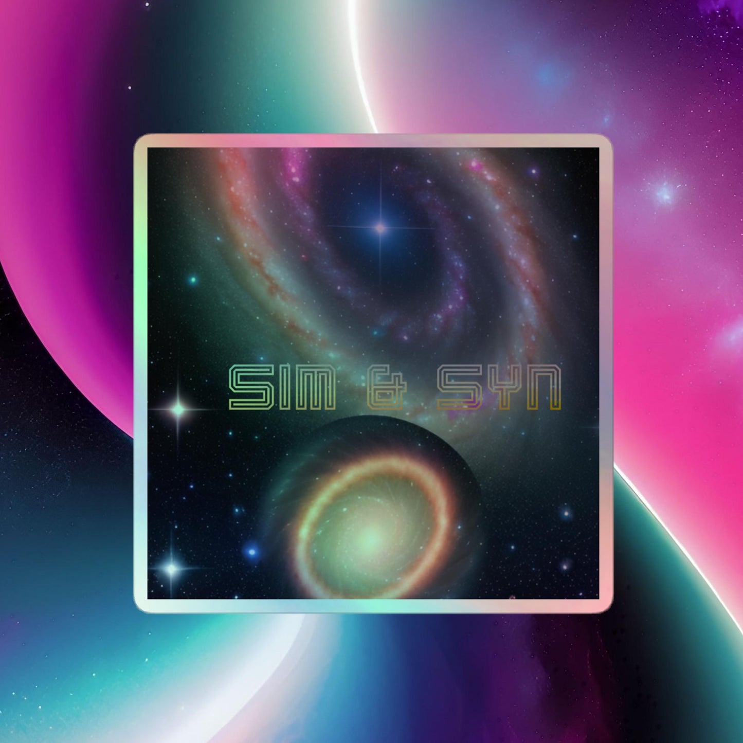 Genesis of Cosmic Grace Holographic Sticker #2