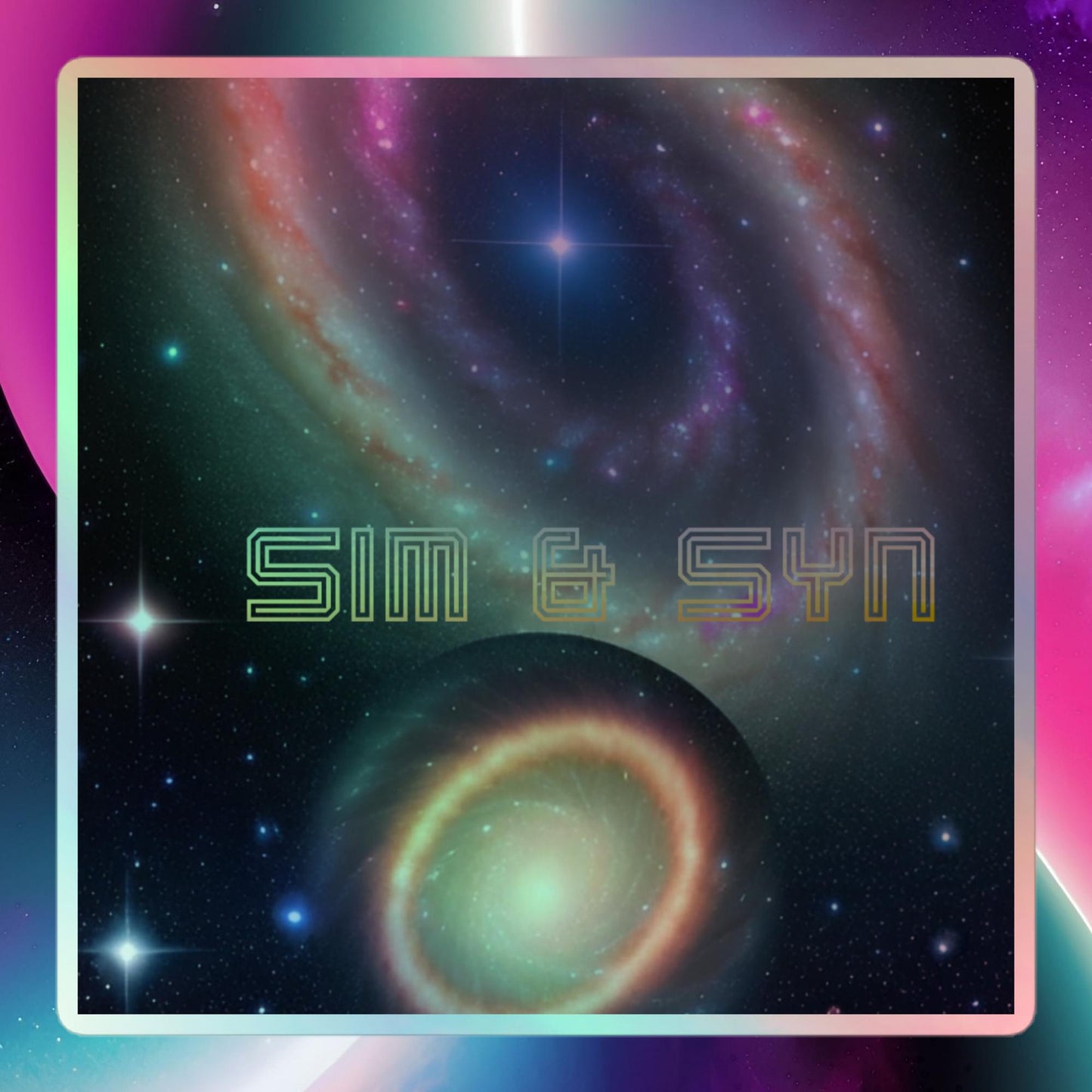 Genesis of Cosmic Grace Holographic Sticker #2