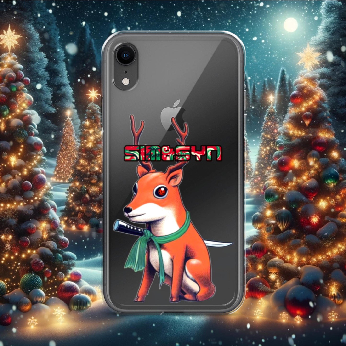 The Red-Eyed Reindeer iPhone Case