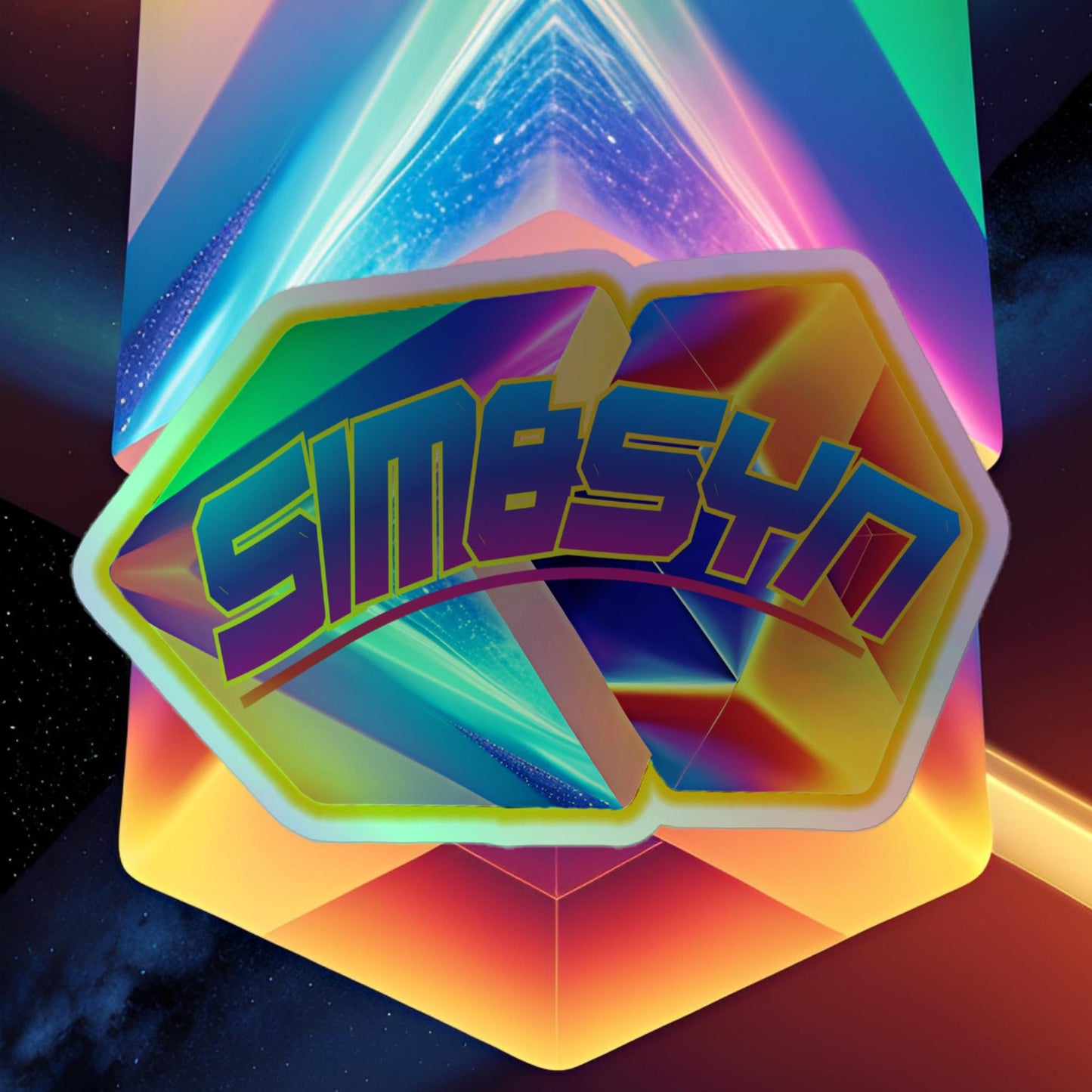 Tesseract Logo #1 Holographic Sticker