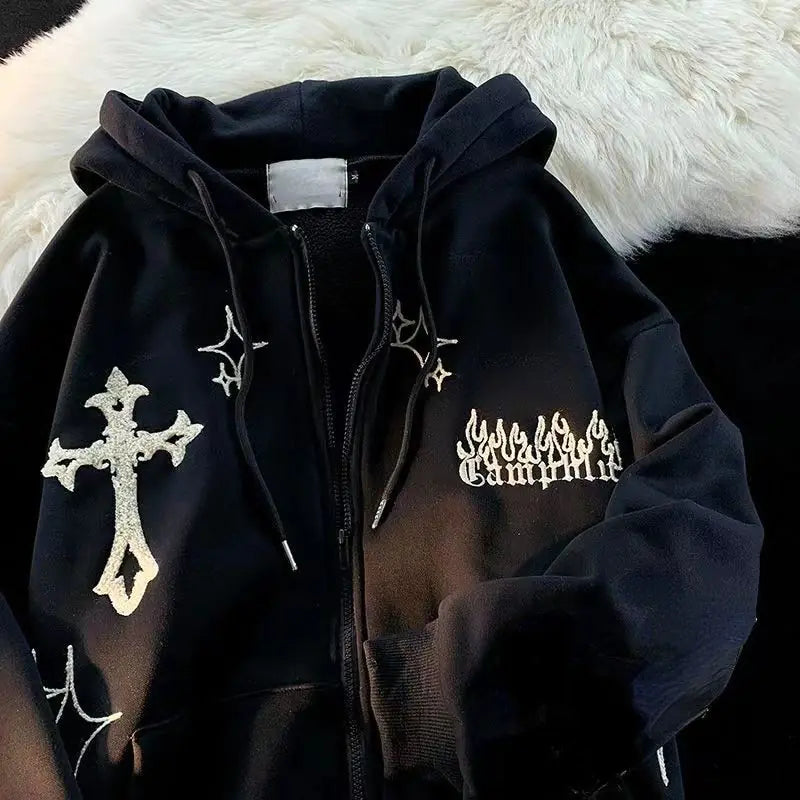 Divine Glow Zip Hoodie