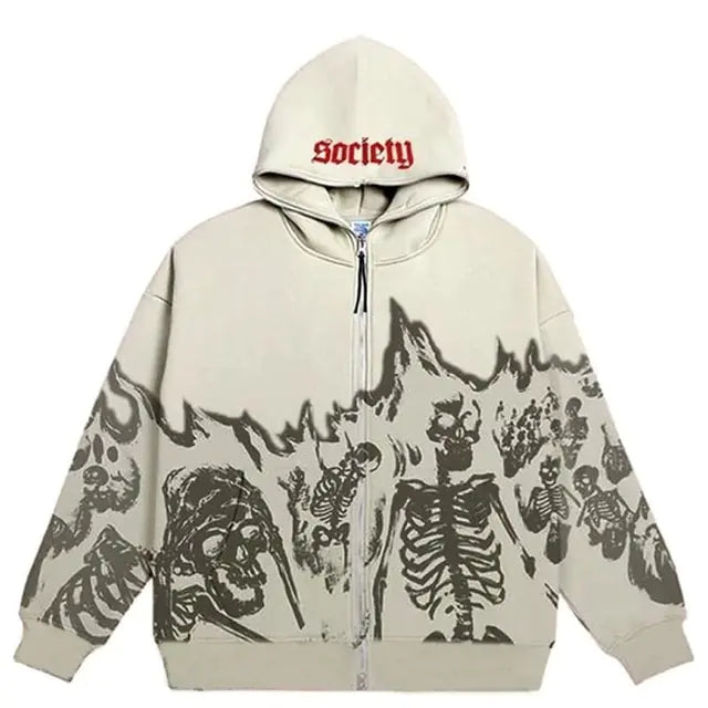 Burning Skeletons Hoodie