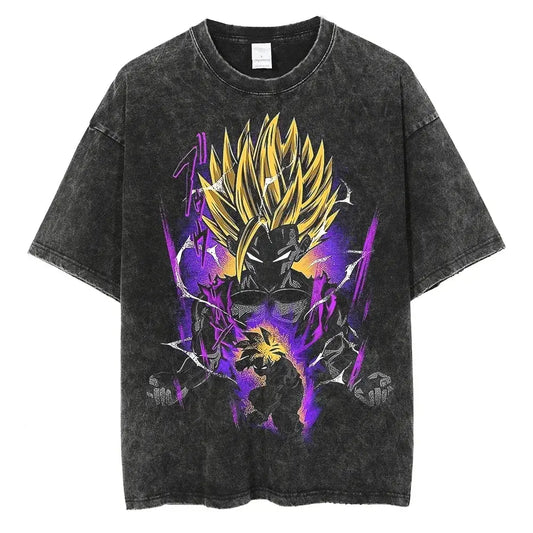 Dragonball Weathered Tees