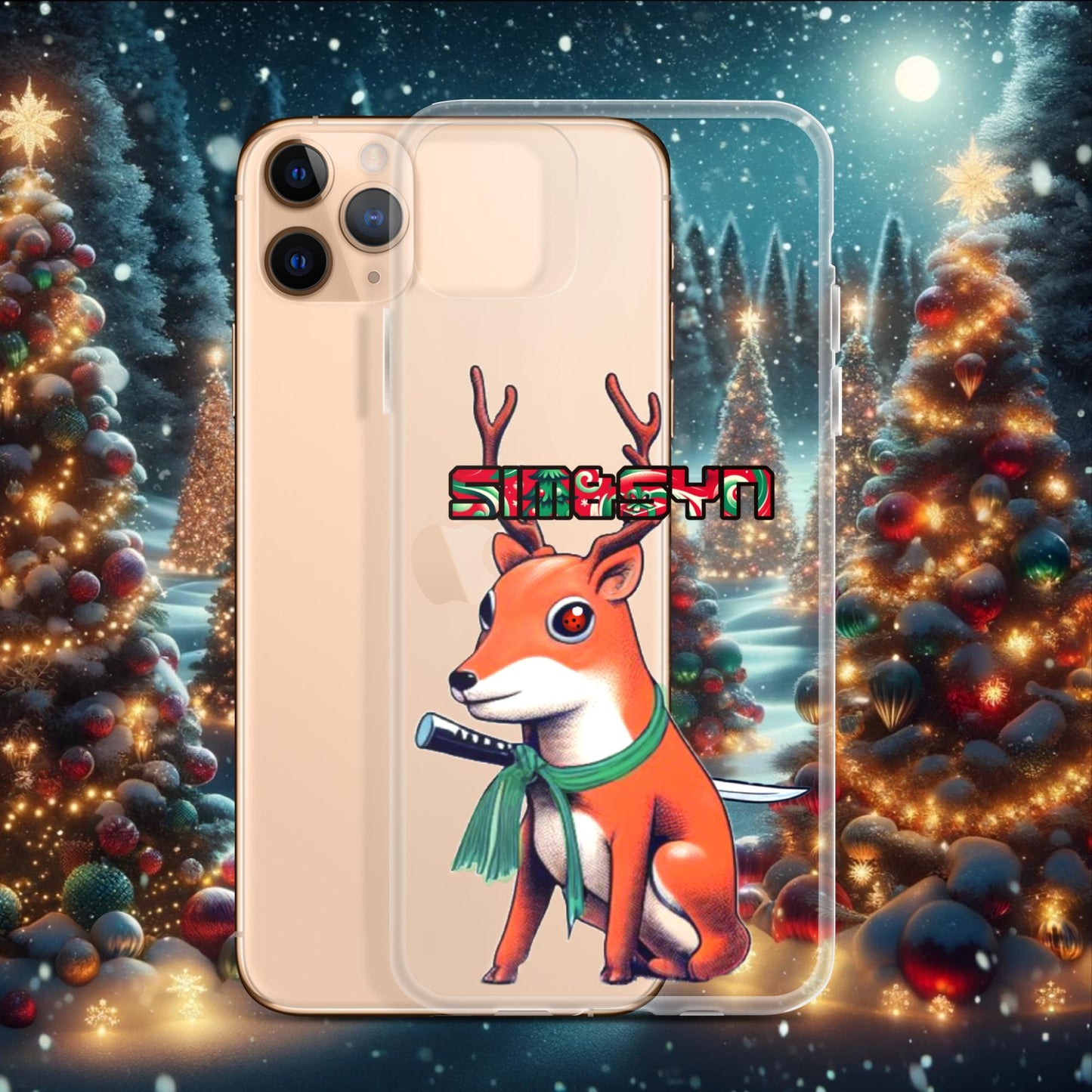 The Red-Eyed Reindeer iPhone Case