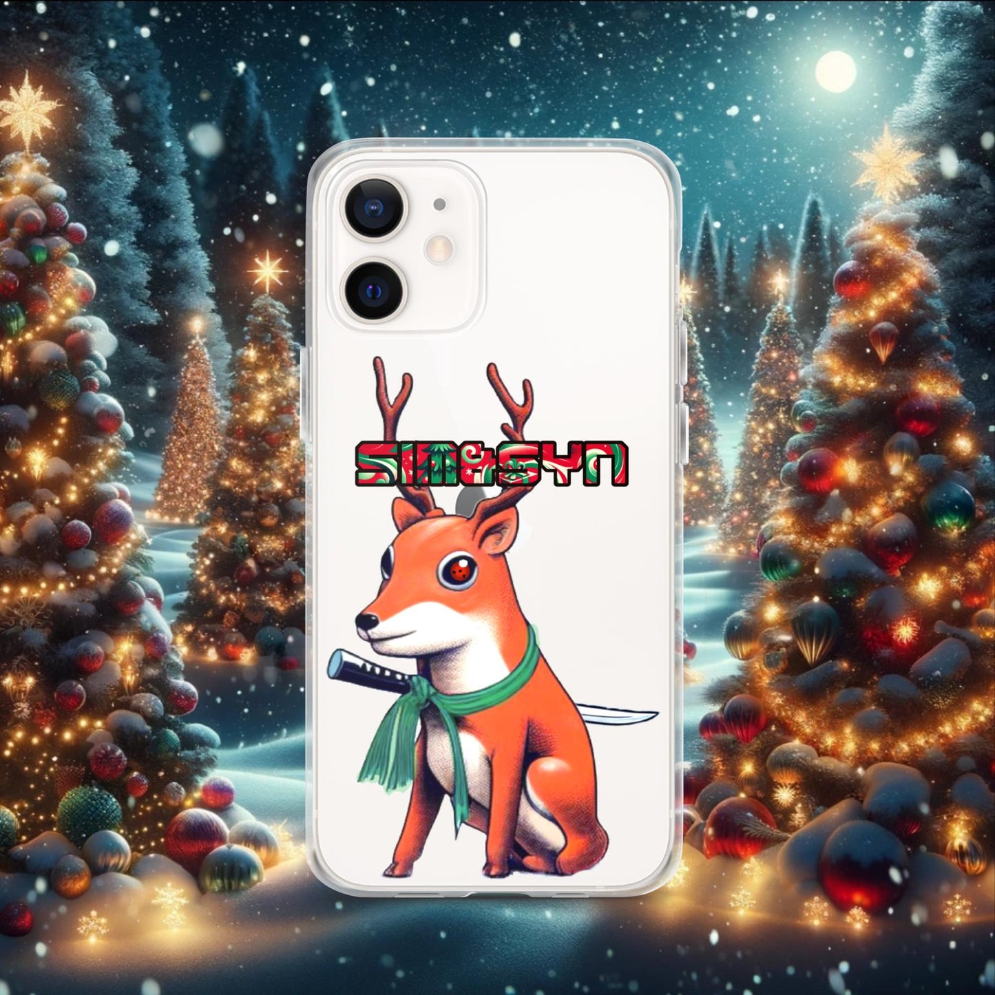 The Red-Eyed Reindeer iPhone Case