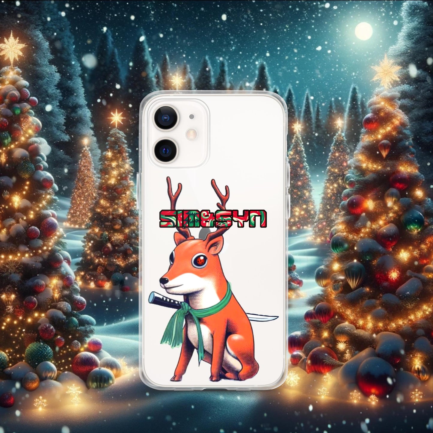 The Red-Eyed Reindeer iPhone Case