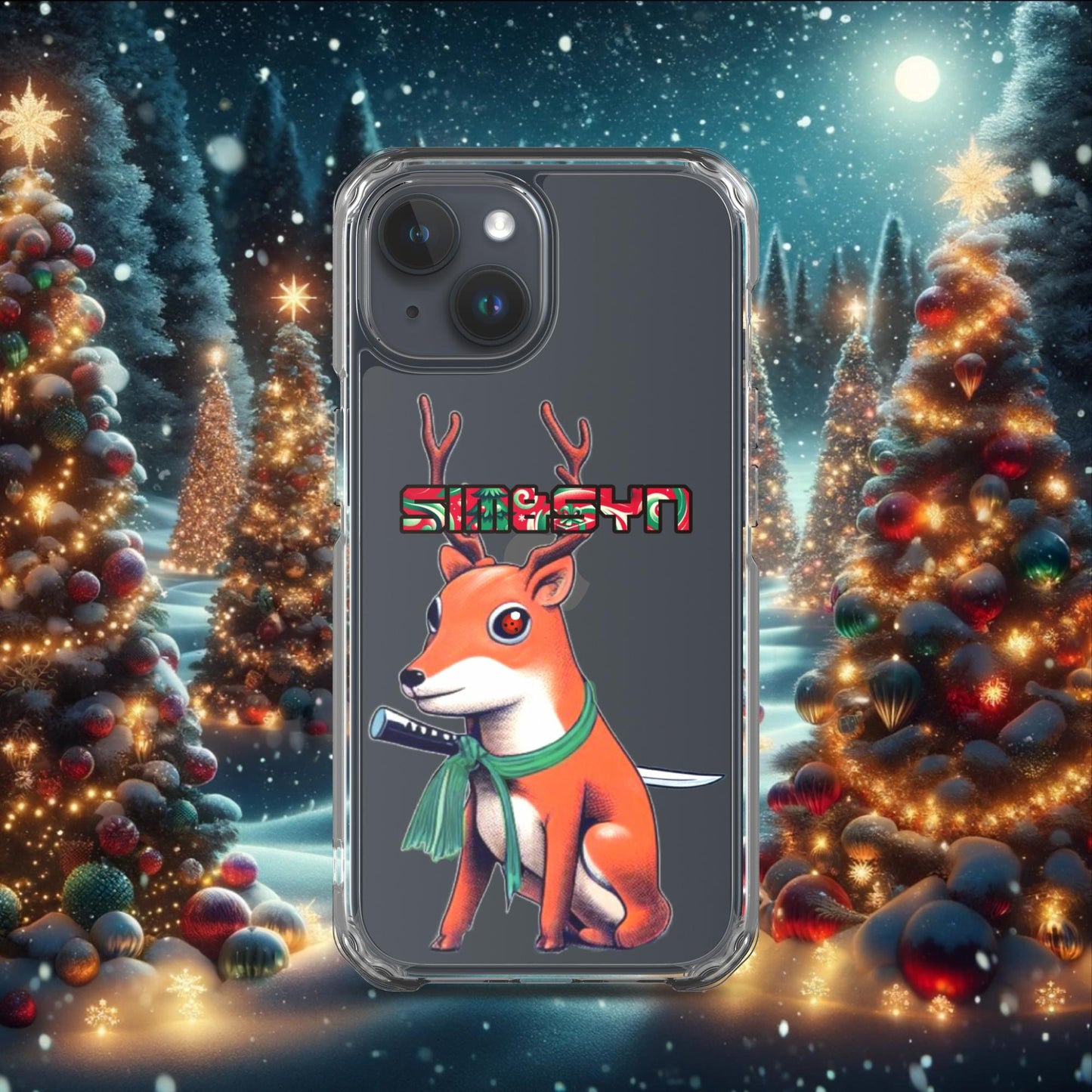 The Red-Eyed Reindeer iPhone Case