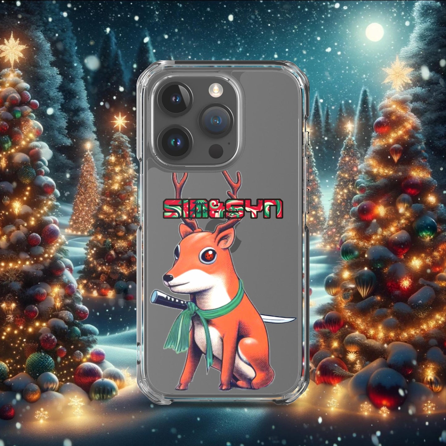 The Red-Eyed Reindeer iPhone Case