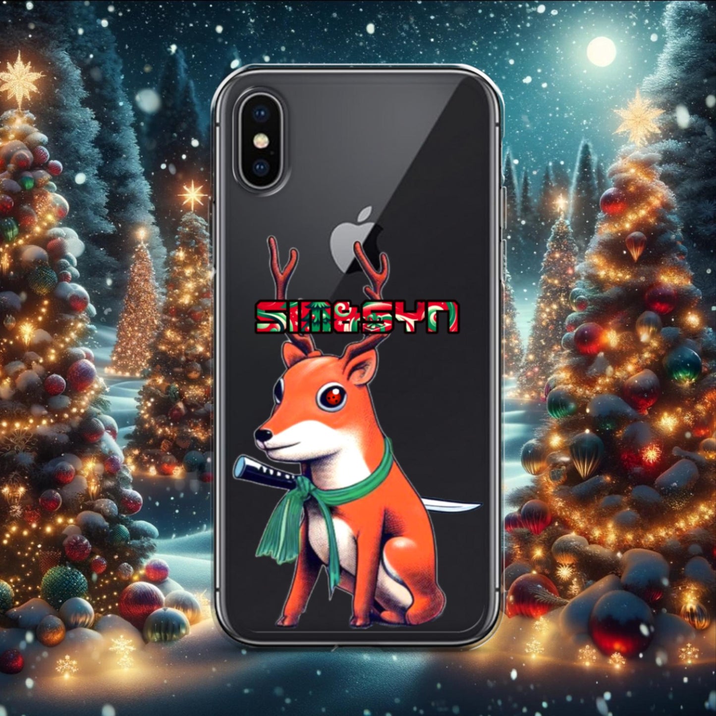 The Red-Eyed Reindeer iPhone Case