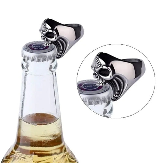 Skull Ring Bottle Opener