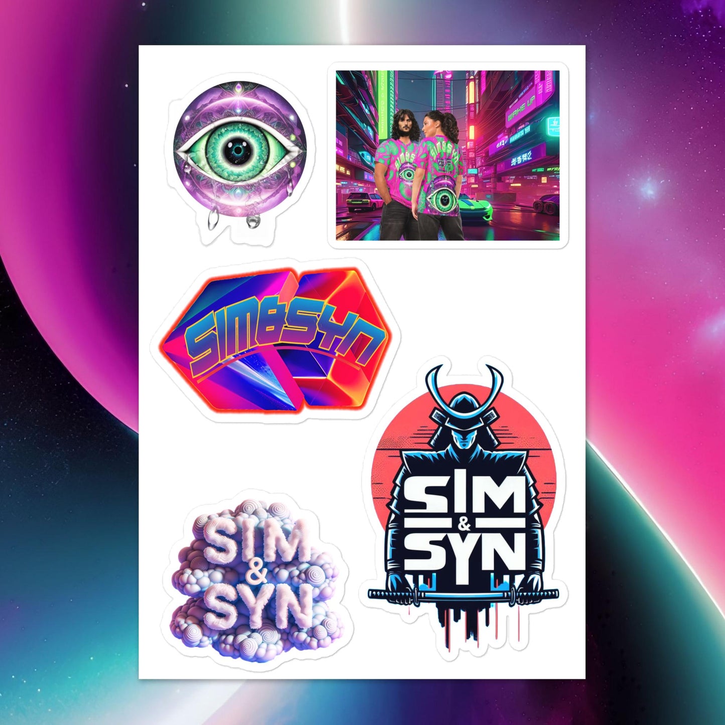 Cosmic Fusion Sticker Collection