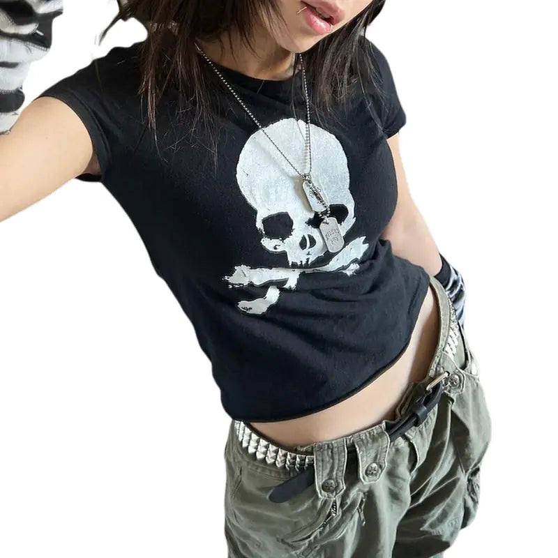 Skull Crop Top