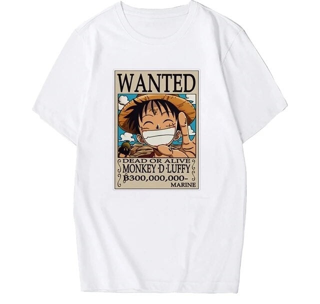 One Piece Luffy Wanted T-Shirt